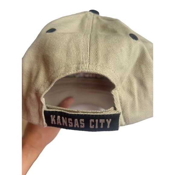 Kansas City Beige & Black Baseball Cap By Fahrenheit Headwear Company - Picture 4 of 9